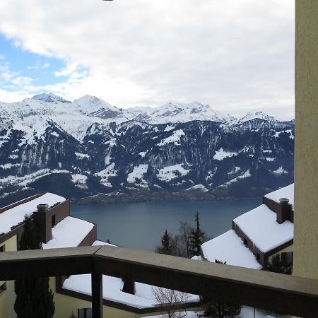 Swiss Seeblick Apartment Mit Hotelanbindung Beatenberg Buitenkant foto